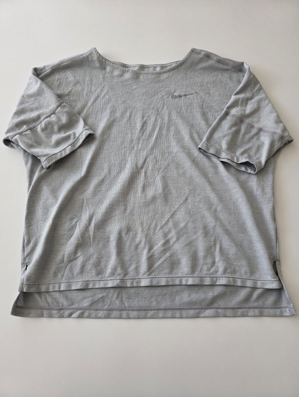 Nike Dri-FIT Light Blue Workout Top - Small